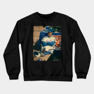 Ron Darling in New York Mets Crewneck Sweatshirt